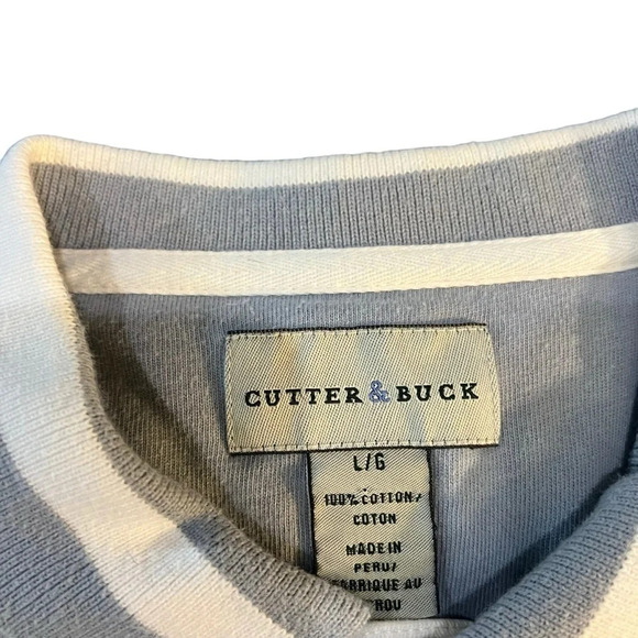 Men's Vintage Cutter & Buck Blue Polo Size Large‎ - Picture 2 of 3